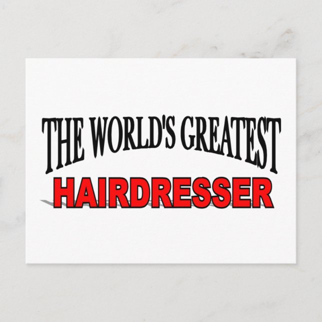 Carte Postale Le plus grand coiffeur du monde (Devant)