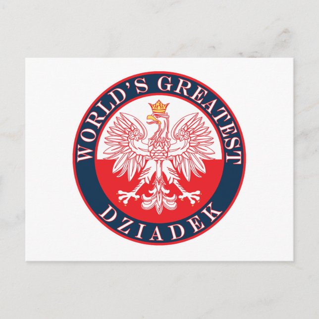 Carte Postale Le plus grand Dziadek du monde (Devant)