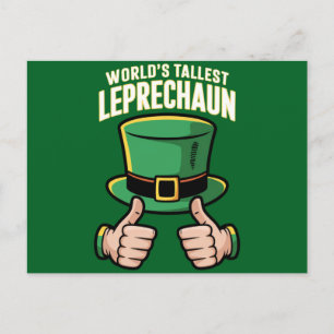 Carte Postale Le plus grand Humour irlandais du monde Leprechaun