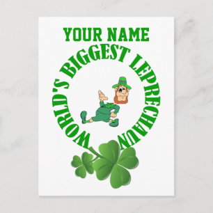 Carte Postale Le plus grand leprechaun du monde