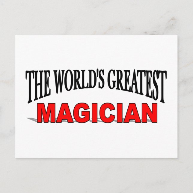 Carte Postale Le plus grand magicien du monde (Devant)