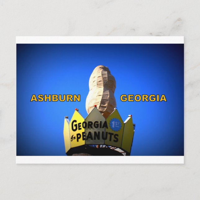 CARTE POSTALE LE PLUS GRAND MONUMENT DE PEANUT DU MONDE - ASHBUR (Devant)