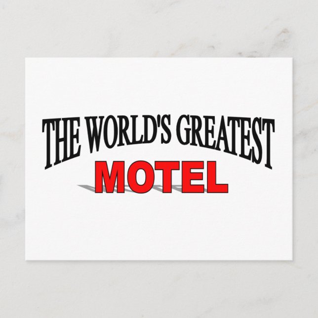 Carte Postale Le plus grand motel du monde (Devant)