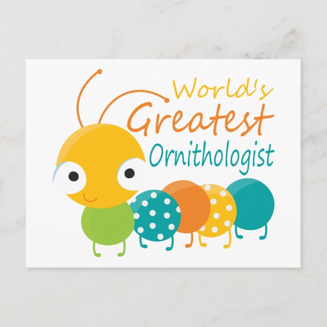 Carte Postale Le plus grand ornithologue du monde (Devant)