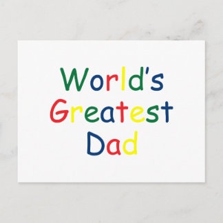 Carte Postale Le plus grand papa du monde