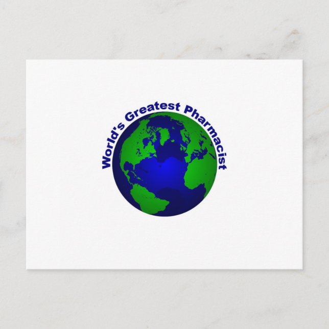 Carte Postale Le plus grand pharmacien du monde (Devant)