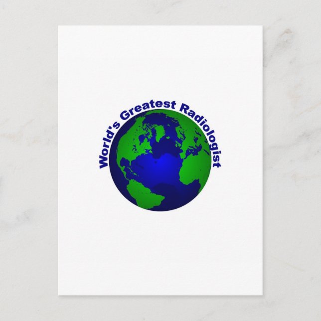 Carte Postale Le plus grand radiologue du monde (Devant)