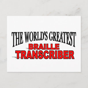 Carte Postale Le plus grand transcripteur en braille du monde