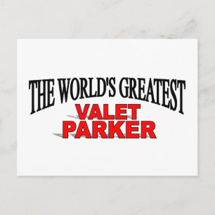 Carte Postale Le plus grand Valet Parker du monde