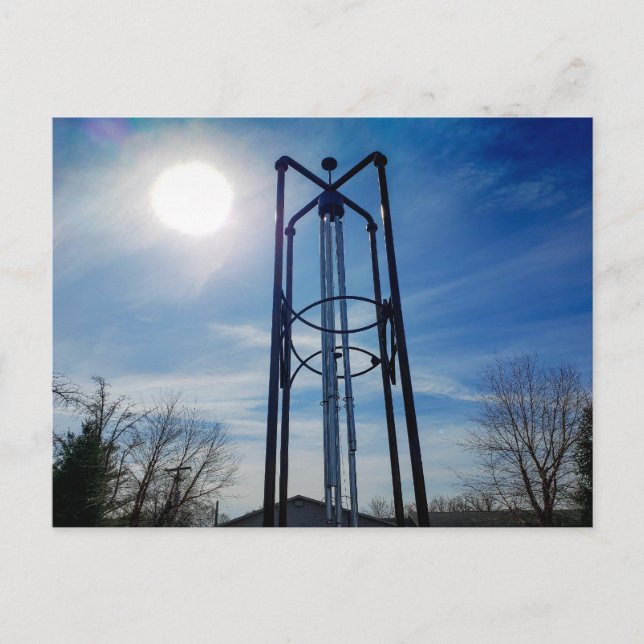 Carte Postale Le plus grand Windchime du monde, Casey, Illinois (Devant)