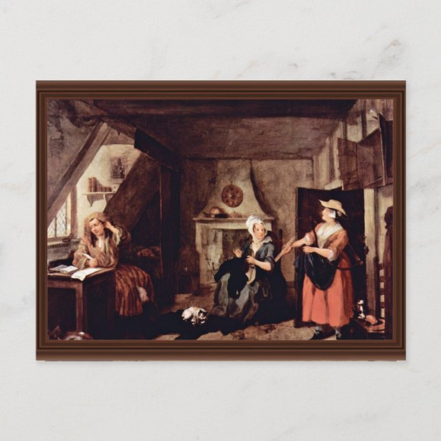 Carte Postale Le Poète Tormenté De Hogarth, William (Devant)