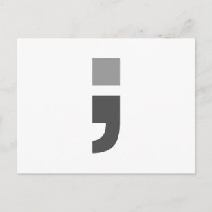 Carte Postale Le point-virgule polyvalent