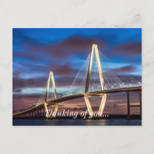 Carte Postale Le Pont Arthur Ravenel La Nuit