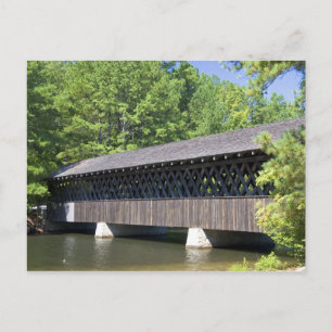 Carte Postale Le pont couvert de Stone Mountain à Stone