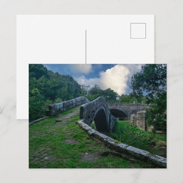 Carte Postale Le pont de Beggar, Glaisdale (Devant / Derrière)