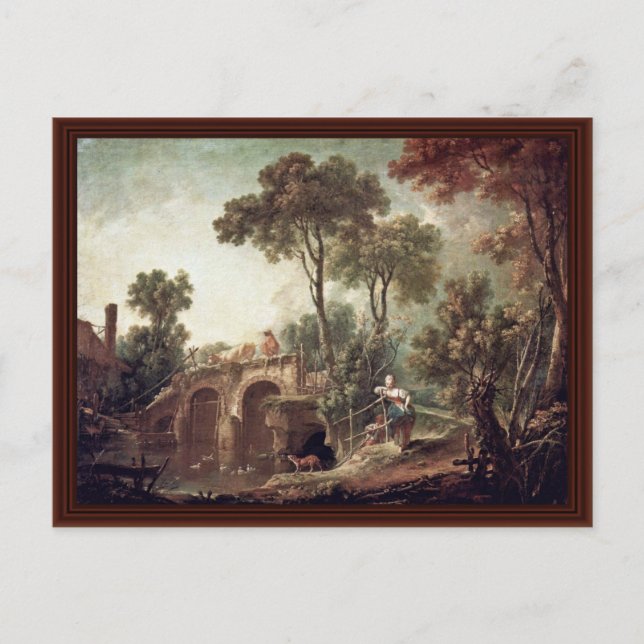 Carte Postale Le Pont De Boucher François (Devant)
