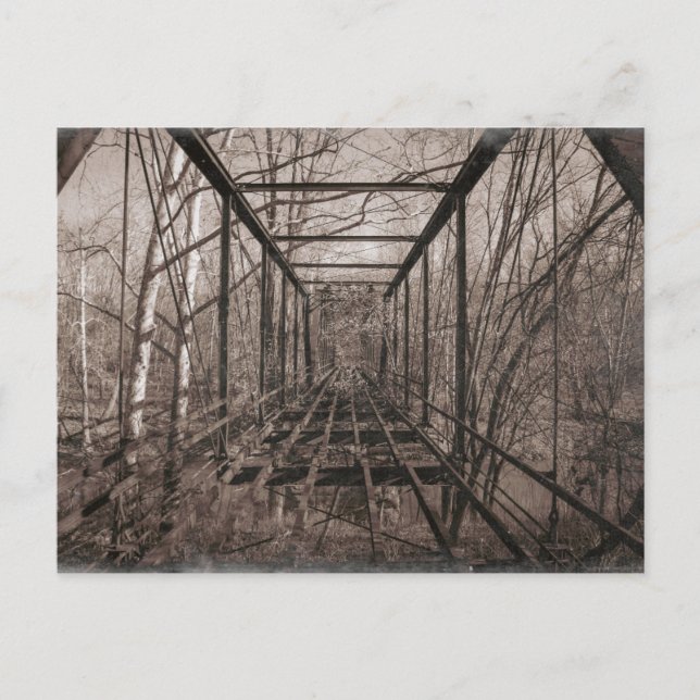 Carte Postale Le pont de Breeden, Indiana (Devant)