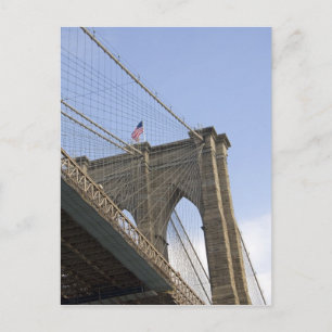 Carte Postale Le pont de Brooklyn à New York City, New