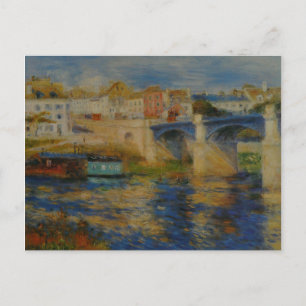 Carte Postale Le Pont de Chatou - Pierre-Auguste Renoir 1875