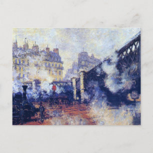 Carte Postale Le Pont de l'Europe par Monet,