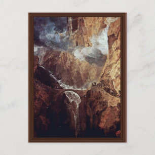Carte Postale Le Pont Du Diable St. Gotthard Par Turner Joseph M