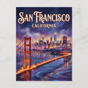 Carte Postale Le pont du Golden Gate États-Unis