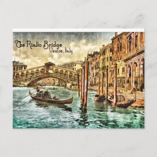 Carte Postale Le pont du Rialto