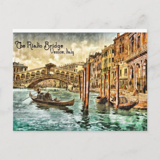 Carte Postale Le pont du Rialto