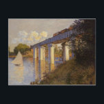 Carte Postale Le pont ferroviaire d'Argenteuil<br><div class="desc">Par Claude Monet</div>