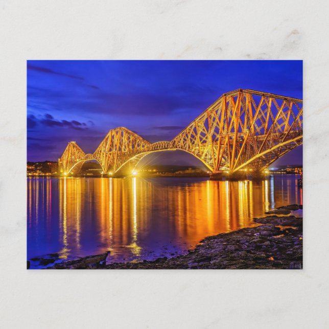 Carte Postale Le pont Forth, Écosse (Devant)