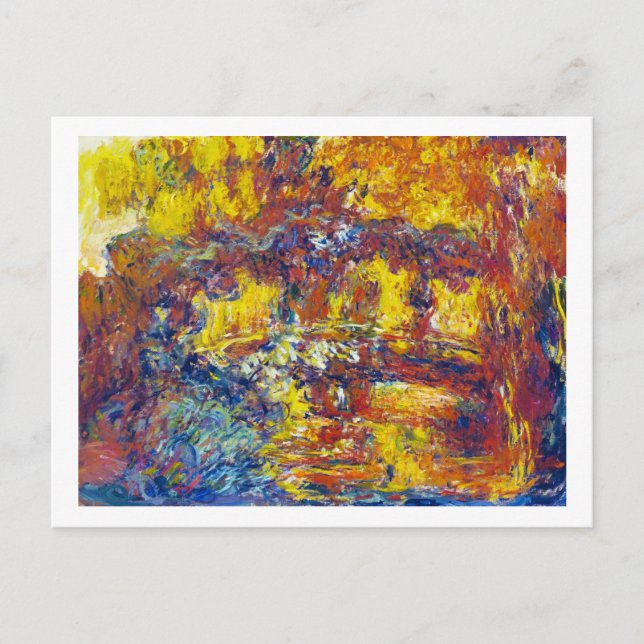 Carte Postale Le pont japonais Claude Monet (Devant)