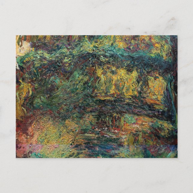 Carte Postale Le pont japonais - Claude Monet (Devant)