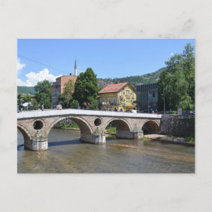Carte Postale Le pont Latin. Sarajevo.