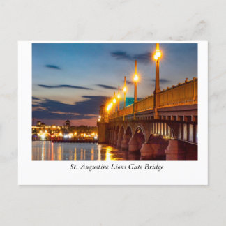 Carte Postale Le pont Lions Gate de St Augustine