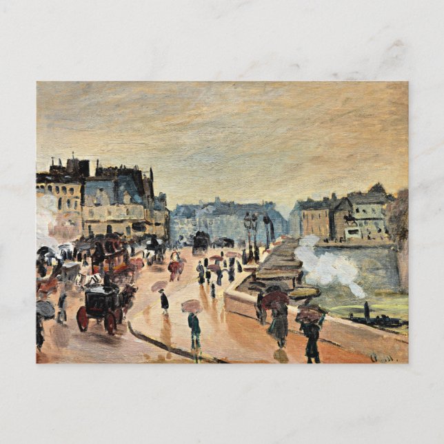 Carte Postale Le Pont Neuf par Claude Monet (Devant)