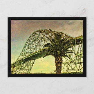 Carte Postale Le Pont, Pendant Que Le Soleil Traverse