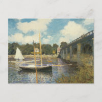 Le pont routier d'Argenteuil par Claude Monet