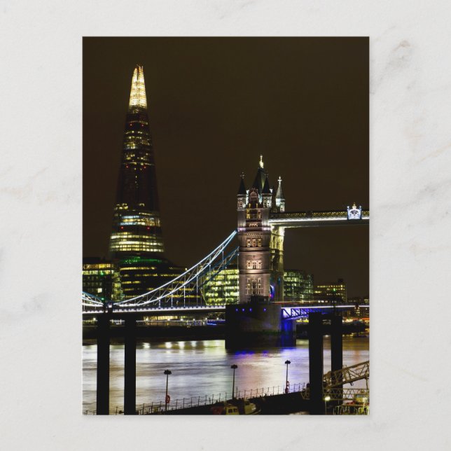 Carte Postale Le pont Shard et Tower (Devant)