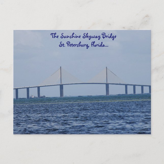 Carte Postale Le pont Sunshine Skyway (Devant)