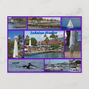 Carte Postale Le port de Lahaina