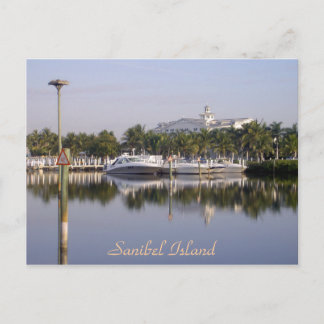 Carte Postale Le port de l'île de Sanibel, Floride