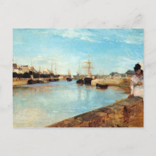 Carte Postale Le port de Lorient par Berthe Morisot