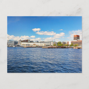 Carte Postale Le port d'Oslo, Norvège