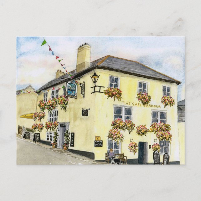 Carte postale 'Le Port Sécurisé' (Devant)