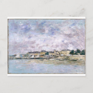 Carte Postale Le port, Trouville par Eugene Boudin