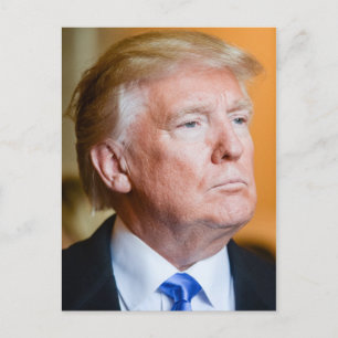 Carte Postale Le portrait de Donald Trump
