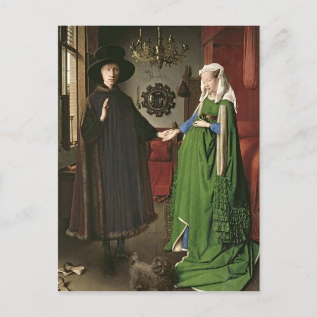 Carte Postale Le portrait de Giovanni Arnolfini (Devant)