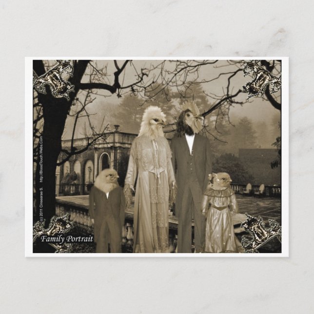 Carte Postale Le portrait familial (Devant)