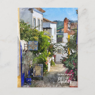 Carte Postale Le Portugal Réel- Obidos