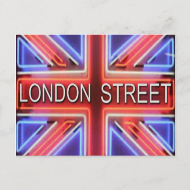 CARTE POSTALE LE POSTAL DE LONDON STREET (Devant)